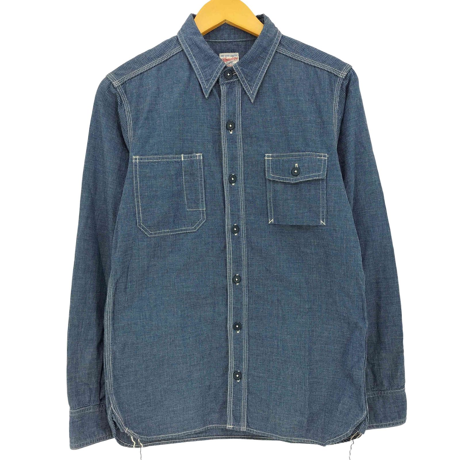 MOMOTARO JEANS レーヨンシャツ 桃太郎ジーンズ シャツ 半袖 コットン レーヨン オープンカラー