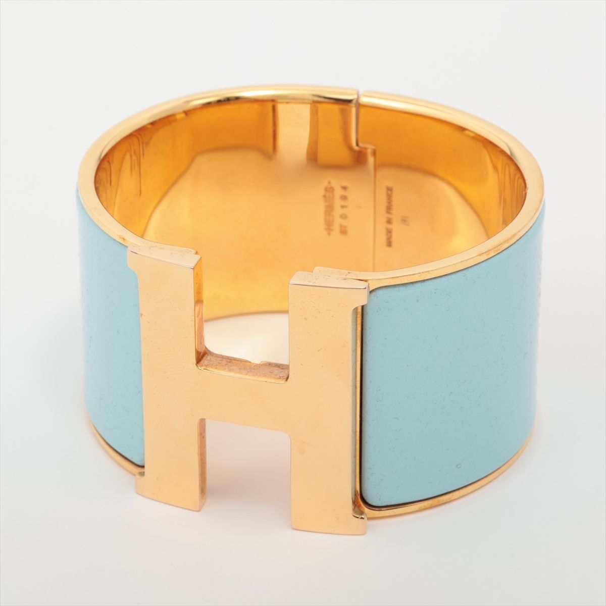 エルメスクリッククラックh エナメルブレスレット 《クリック・クラックH/グリッター》 - ブラック