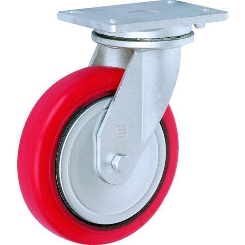 【新品・7営業日以内発送】ＴＲＵＳＣＯ HR/HM100320PCI-TG 重量キャスター 自在 １００ＭＭ 耐湿ウレタン車輪３２０ＫＧＦ HRHM100320PCITG【沖縄離島販売】