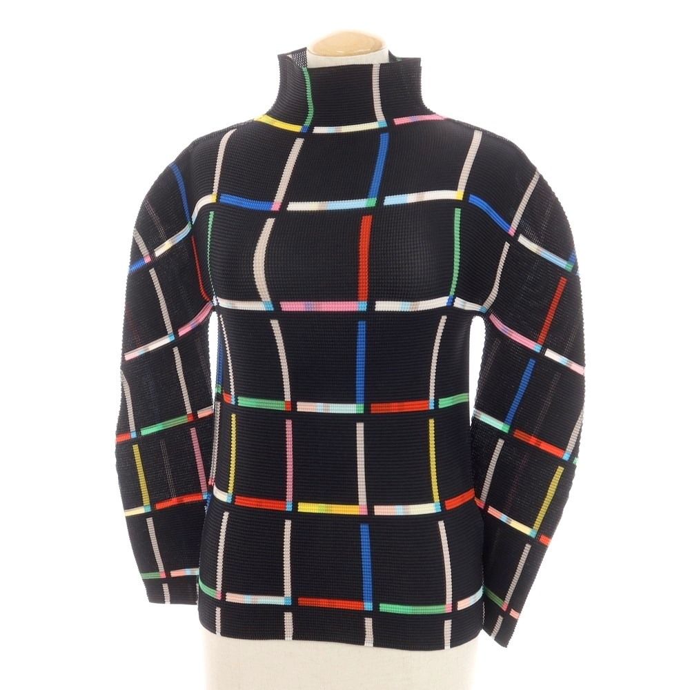 【中古】ミー イッセイミヤケ me ISSEY MIYAKE 2024年春夏 ハイネック ブラウス カットソー オレンジベージュ【サイズ表記なし（M位）】【レディース】 中古】ミー イッセイミヤケ me ISSEY MIYAKE 2024年春夏
