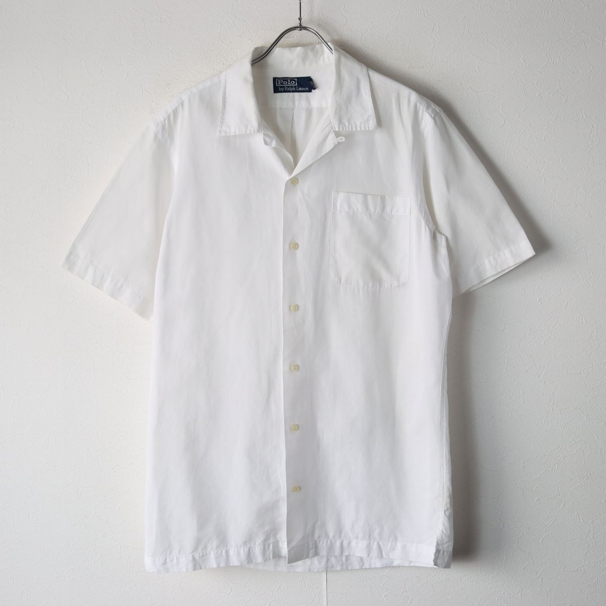 ポロ ラルフローレン POLO RALPH LAUREN リネン混 開襟シャツ