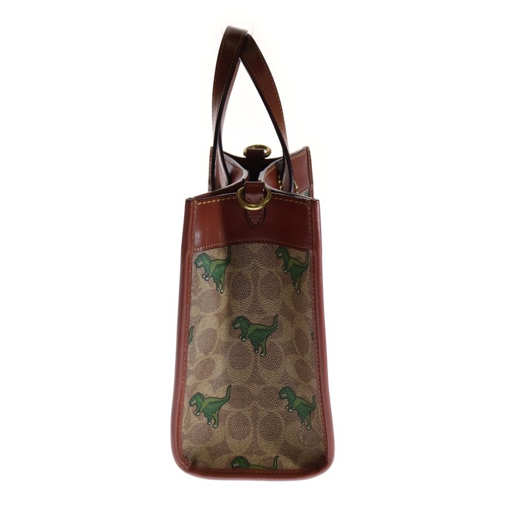 COACH (コーチ) フィールドトート22 レキシープリント 2WAY
