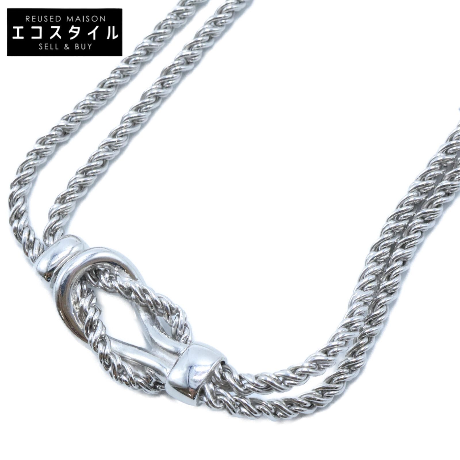 TIFFANY-Co. ティファニー 925 ダブルロープ センターノット