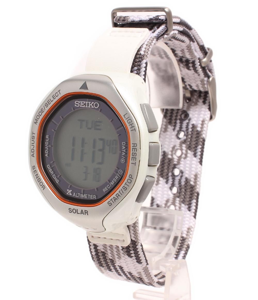 セイコー 腕時計 デジタル アルピニスト プロスペック ソーラー S822