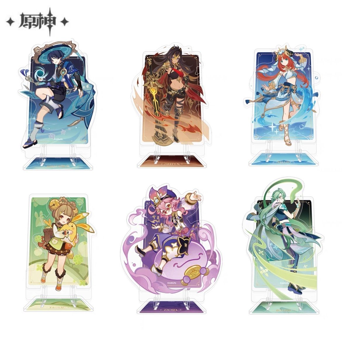 原神 放浪者 七聖召喚 アクリルスタンド スマホスタンド 公式正規品 1 公式正規品 七聖召喚 スマホ立て アクリルスタンド 原神 放浪者