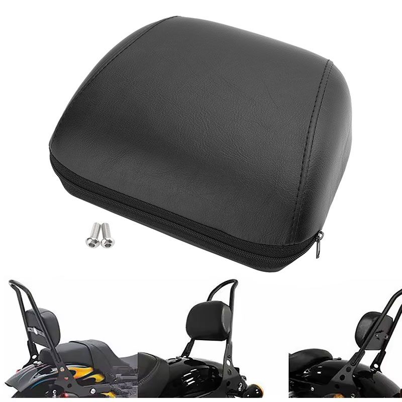 ハーレー シーシーバー バックレストHarley Davidson Street 500 750銀