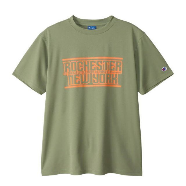 HANES ヘインズ SHORT SLEEVE T-S オリーブ XLサイズ C3-XS322 655 | スポーツ 運動 服 衣類 ウエア ウェア トップス ショートスリーブ Tシャツ 半袖 着心地 デザイン UVカット 紫外線対策 肌触り 機能性 