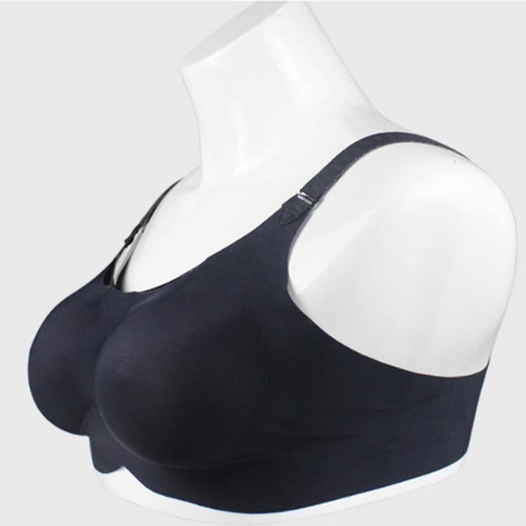 メンズブラ 男性用ブラ メンズブラジャー シリコン乳房パッド クロス