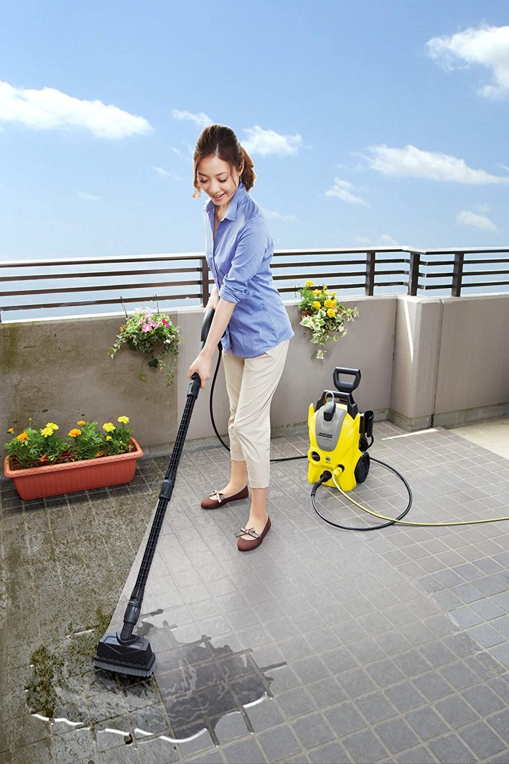 ケルヒャー(KARCHER) 高圧洗浄機 K 3 サイレントベランダ 50Hz 水冷式静音タイプ 東日本地区用 1.601-448.0 - メルカリ