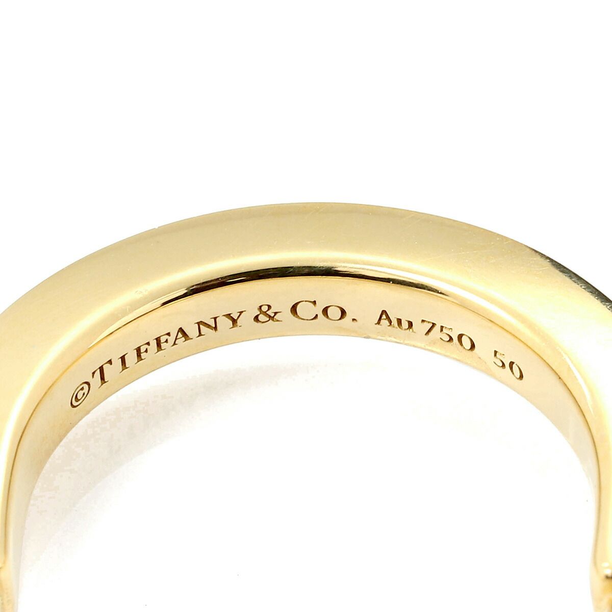 ティファニー ロック リング 指輪 K18 4号 TIFFANY&Co. 中古  