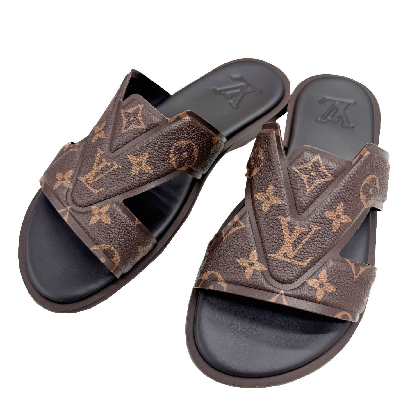 中古】LOUIS VUITTON ルイ ヴィトン サンダル 1ACRPX LV オアシス 