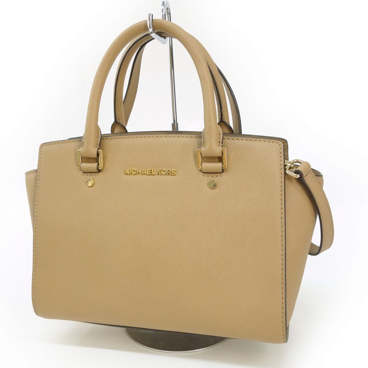 MICHAEL KORS マイケルコース SELMA セルマ 2WAY ハンドバッグ/ショルダーバッグ 30S3GLMS2L ※中古