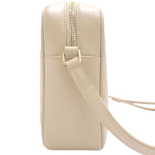 サンローランパリルーカメラバッグYSLショルダーキルティングベージュ