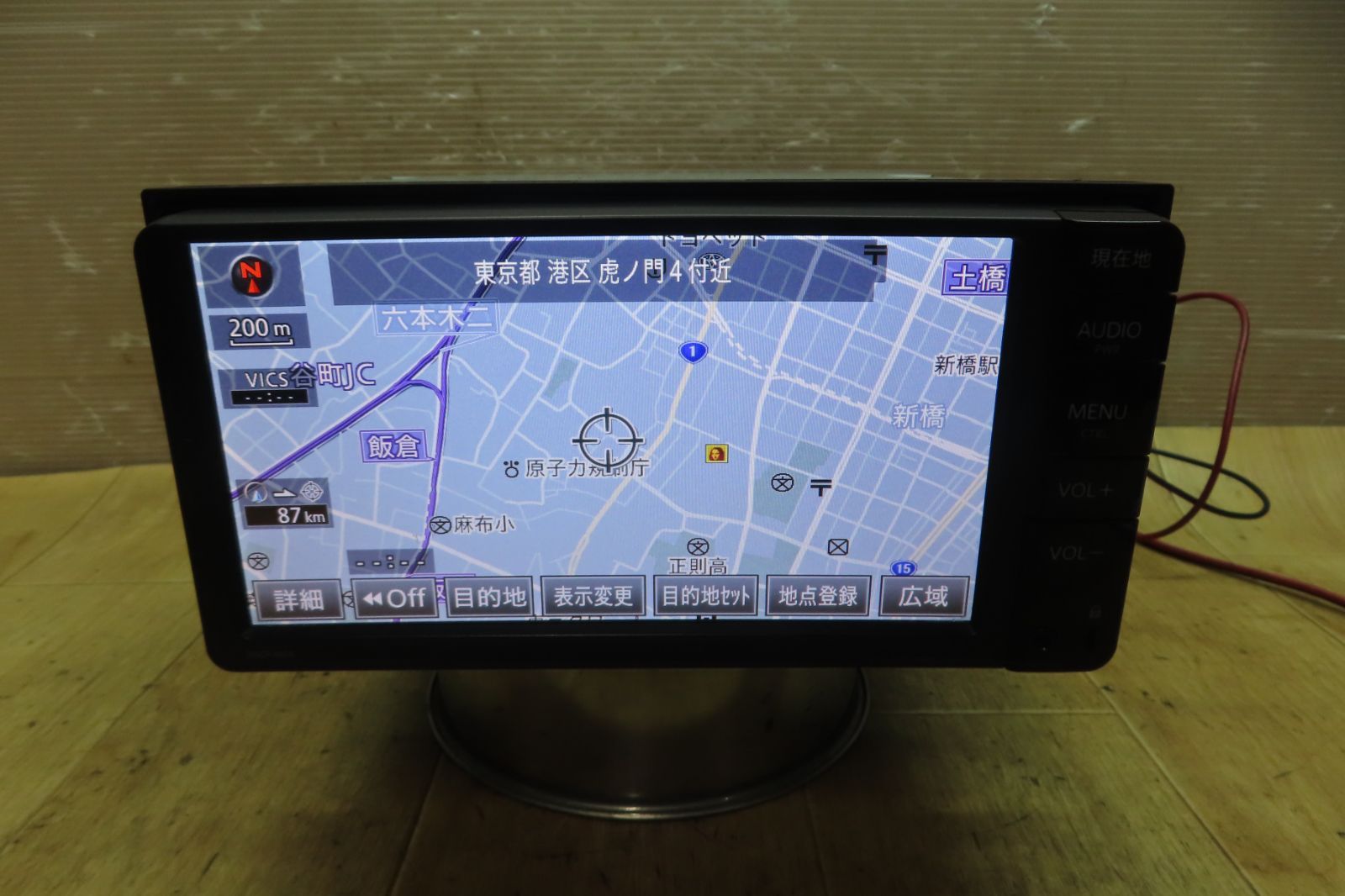 動作保証付F3775/トヨタ純正 NSCP-W64 メモリーナビ 地図2016年