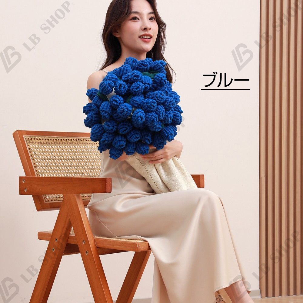 フラワーブーケ かぎ編み