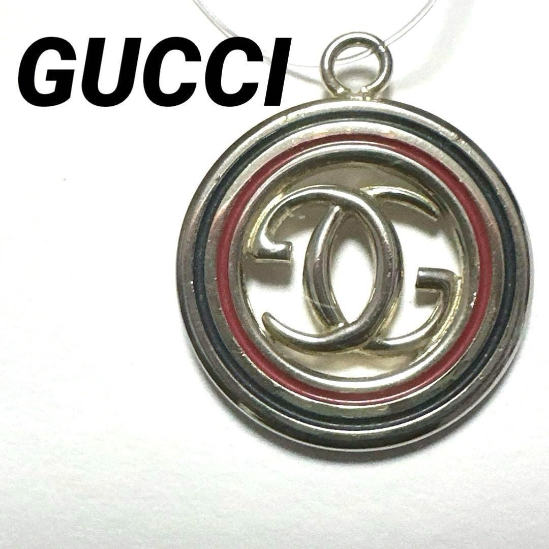 オールドグッチ GUCCI ペントップ チャーム シェリーライン GGロゴ