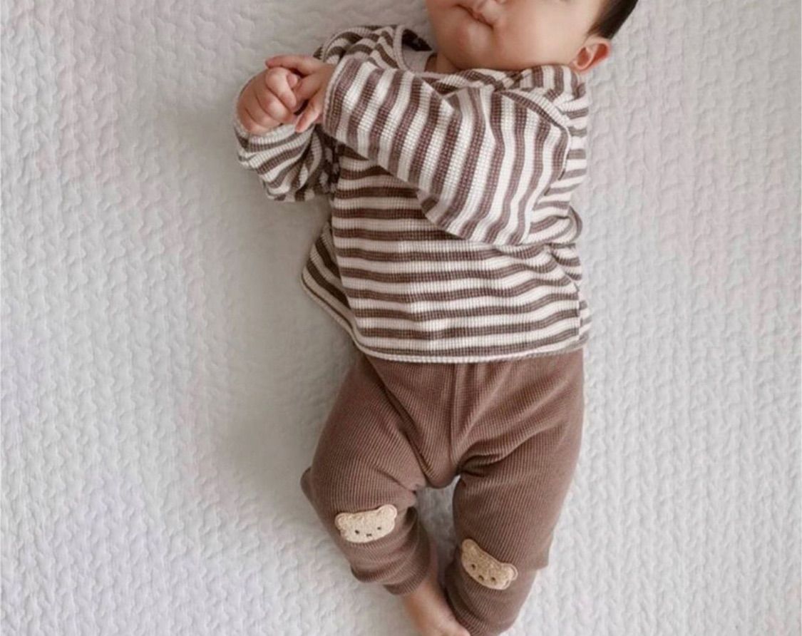 2021 秋新作 男の子 女の子 可愛い クマ パンツ キッズ ズボン 子供服