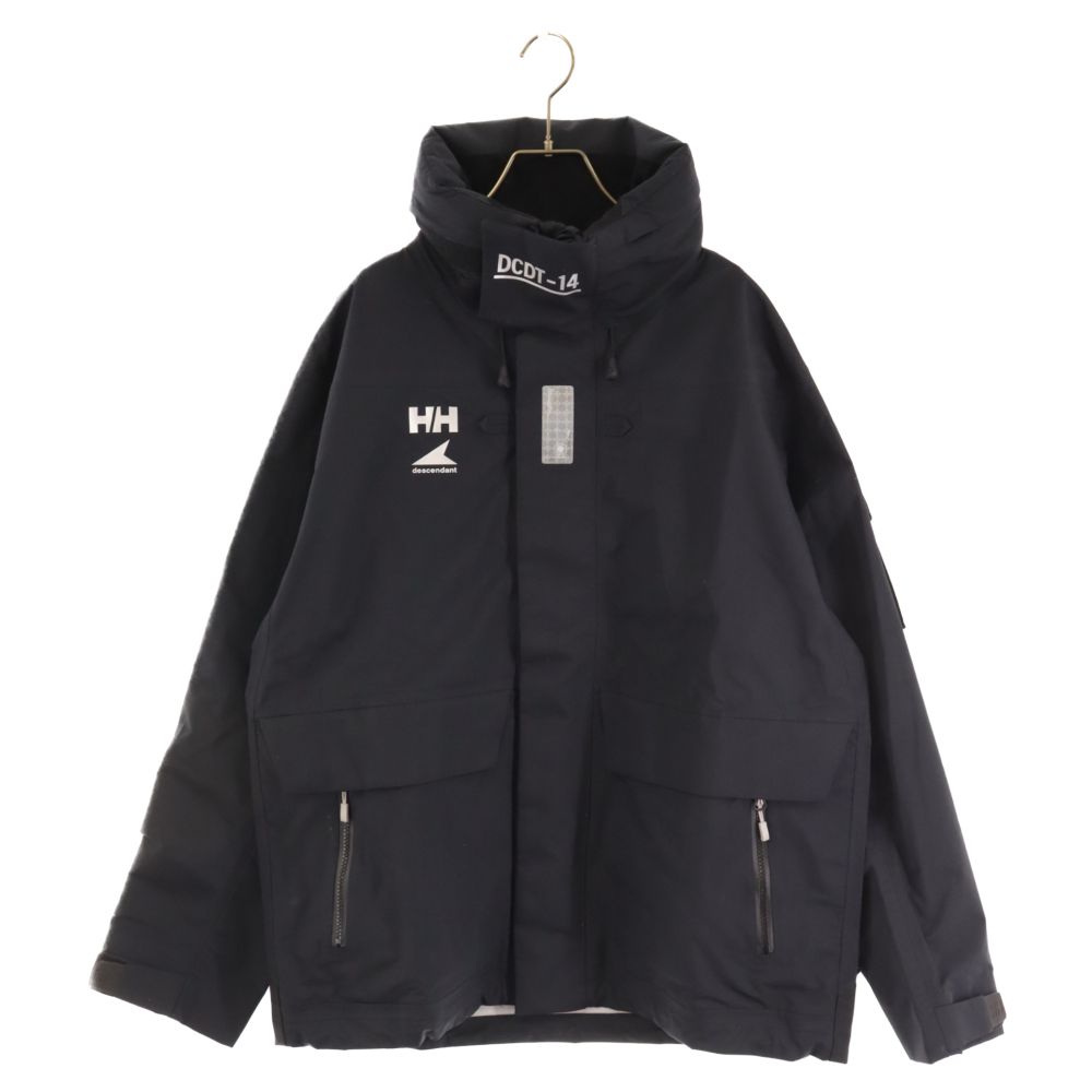 DESCENDANT ディセンダント 22AW×HELLY HANSEN SPINDRIFT JACKET ヘリーハンセン スピンドリフトジャケット 222HHDS-JKM01S ブラック