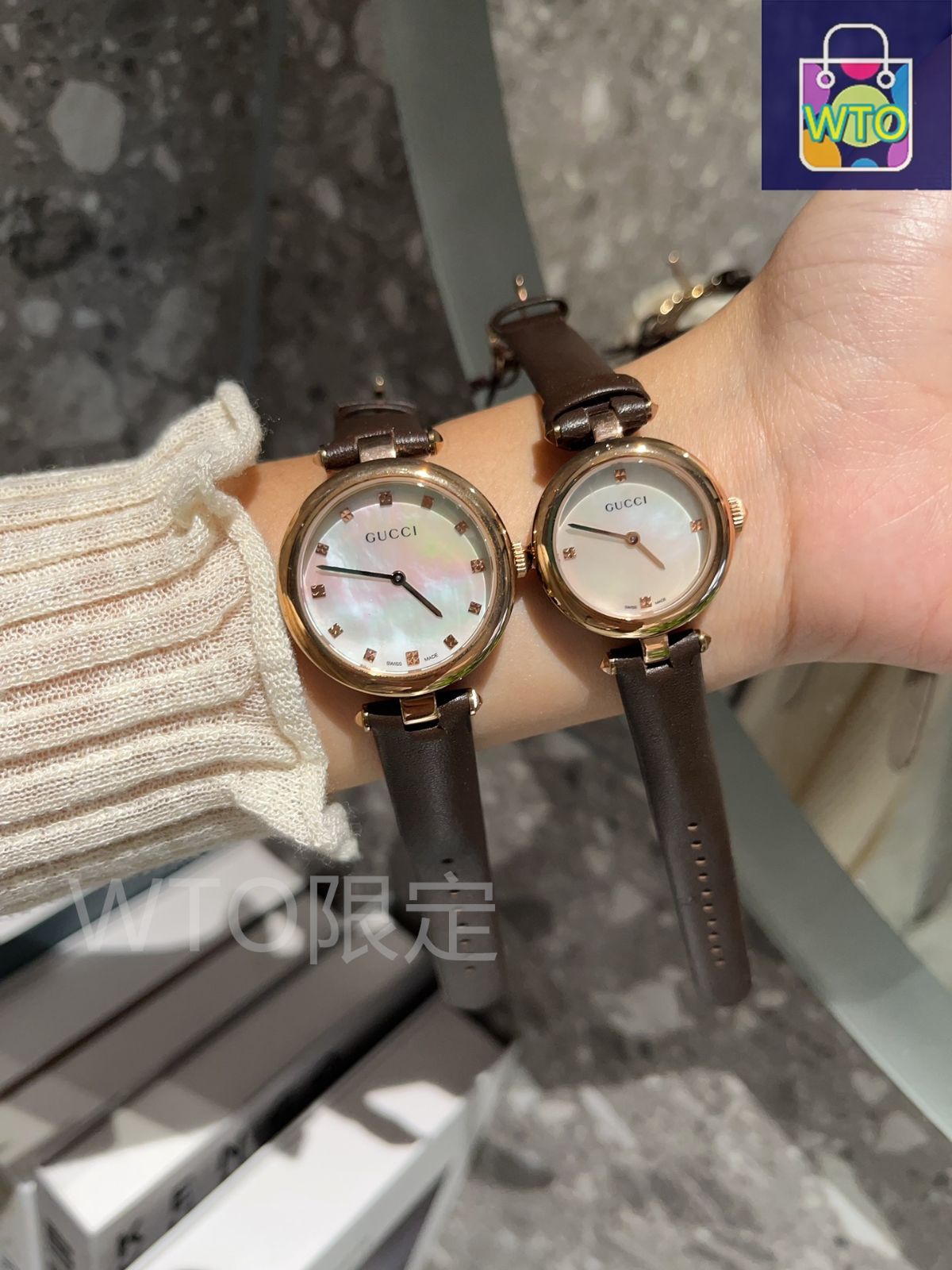 今日特価】GUCCI グッチ 天然真珠層面-WTO輸入2 - メルカリ