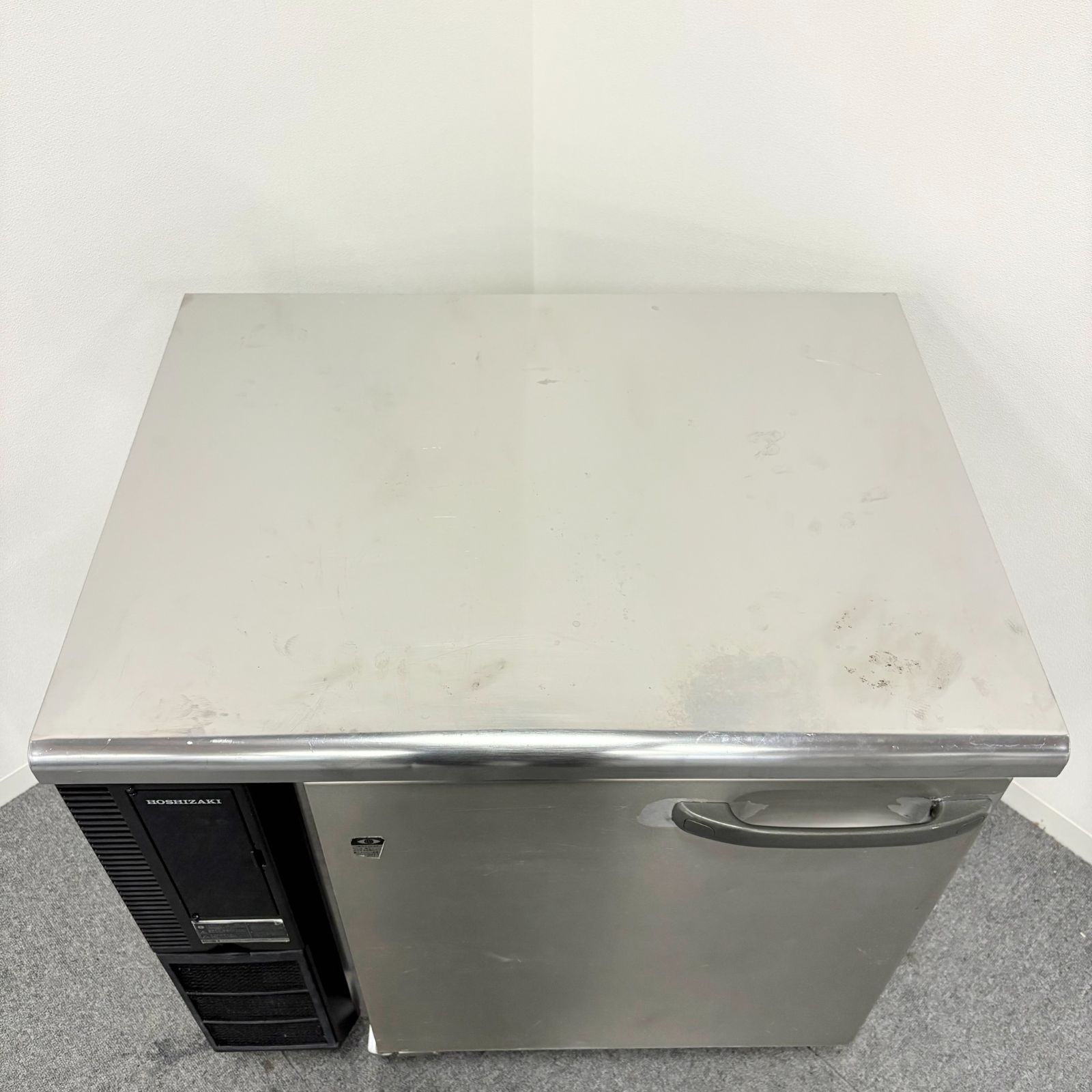 冷蔵コールドテーブル|ホシザキ|RT-80SNE1|幅800mm×奥行650mm×高さ800mm|2015年製|業務用|冷蔵庫|1596