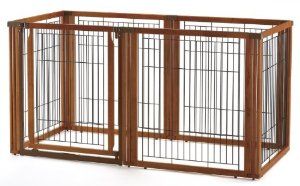3営業日で発送 リッチェル 第一営業部 ペット用 木製3WAYサークル 6面90H BR 59051 1個