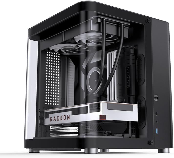 デュアルサーフェス側透MATXゲームシャーシ