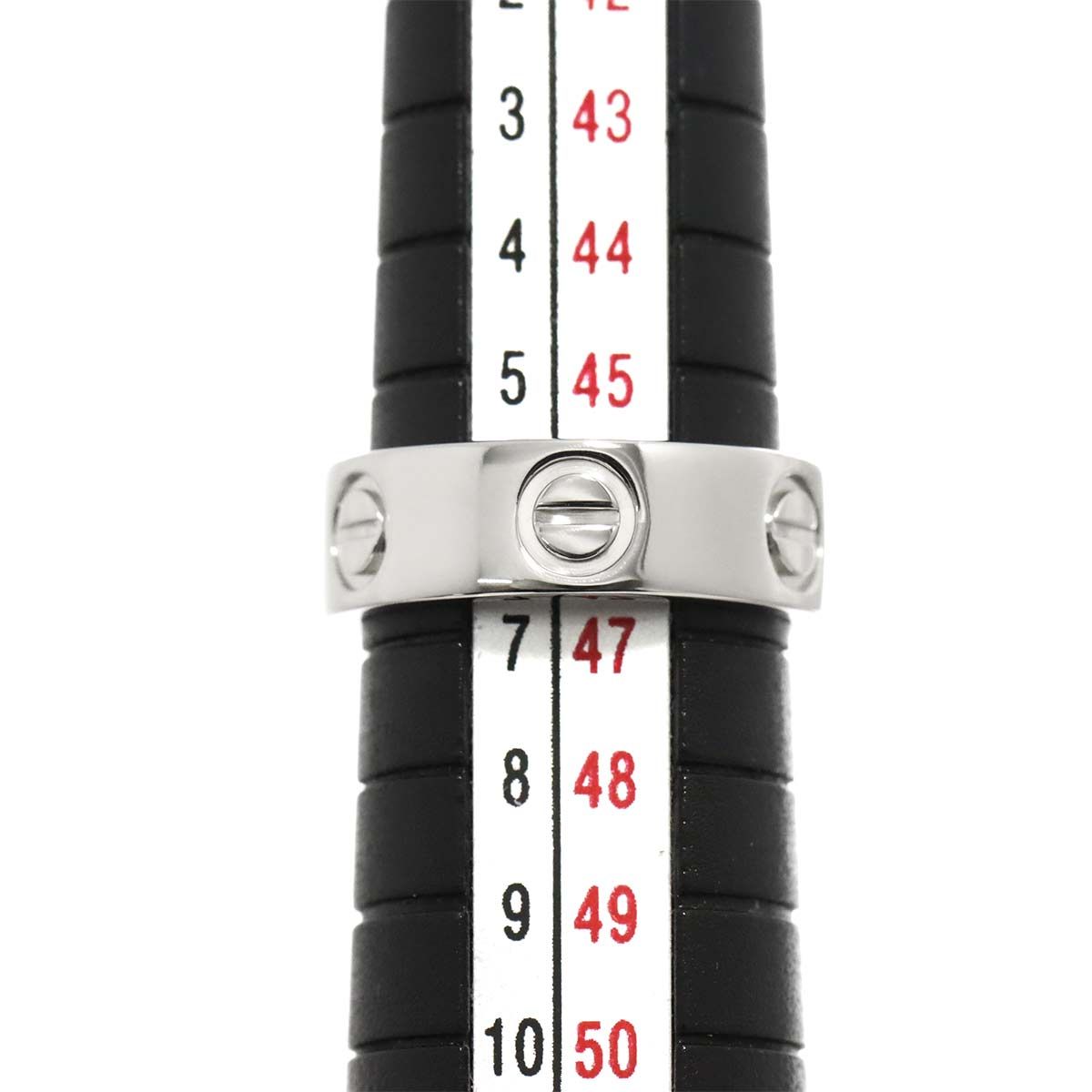 カルティエ Cartier ラブ #46 リング Pt プラチナ 指輪 Love Ring  