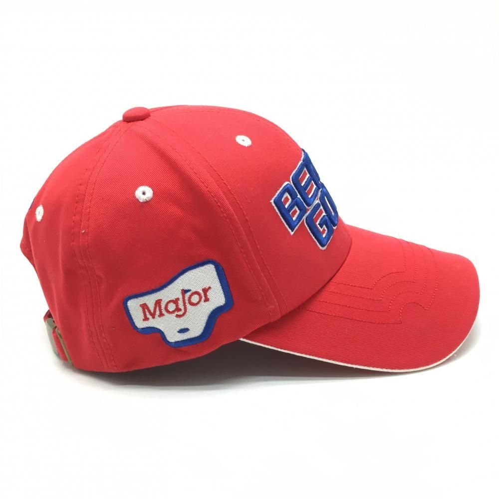 【美品】BEAMSGOLF ゴルフキャップ　赤　58-60 美品】BEAMSGOLF ゴルフキャップ 赤 58-60 - メルカリ