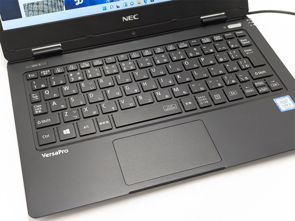 激安 軽量 中古美品 ノートパソコン 12.5型 NEC PC-VKT12HZG3 第7世代 i5 8GB 高速SSD 無線 Wi-Fi Bluetooth webカメラ Windows11