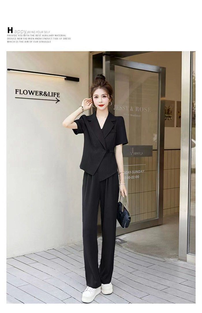 みい！！ELLE スーツ上下セット　１２０サイズ　美品 レディーススーツ】洗濯機で洗える セットアップ対応 高身長