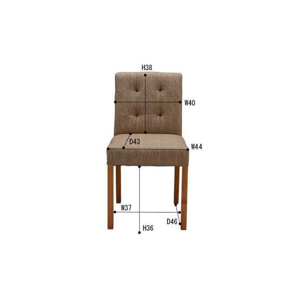 ダイニングチェア 木製 天然木 CL-812CBR ブラウン