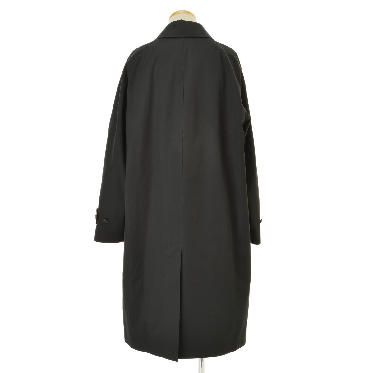 未使用級 ロンハーマン 23AWバルマカーンコート ロング丈 中綿 メンズL 黒 BROOKSBROTHERS×RonHerman】23AW 別注 Balmacaan Coat バルマカーン