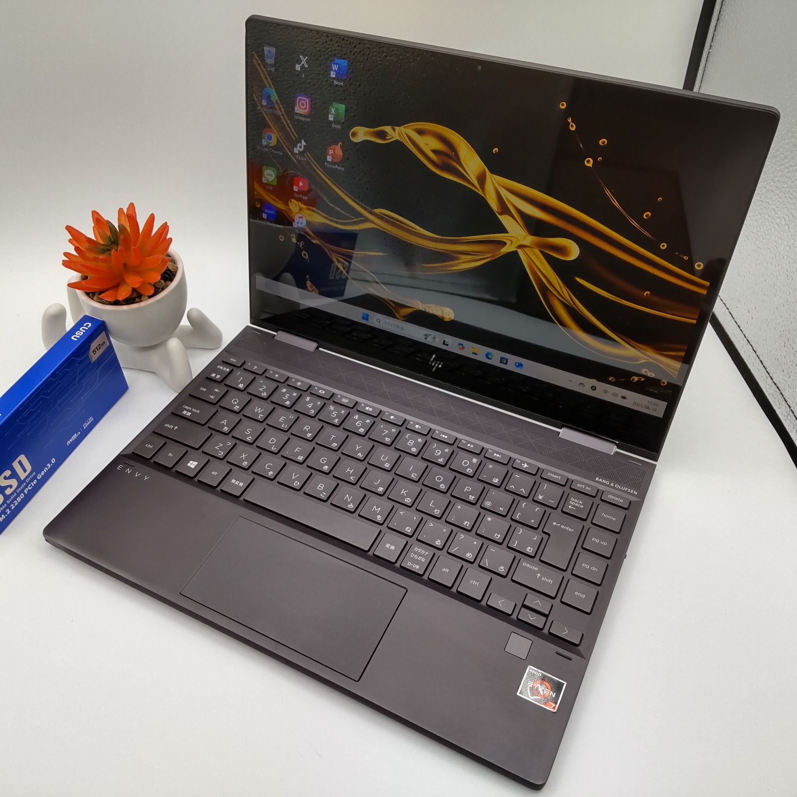 ENVY x360 13-ay0000 Ryzen7/メモリ16GB ブラック HP ENVY x360 13-ay（AMD） | 日本HP