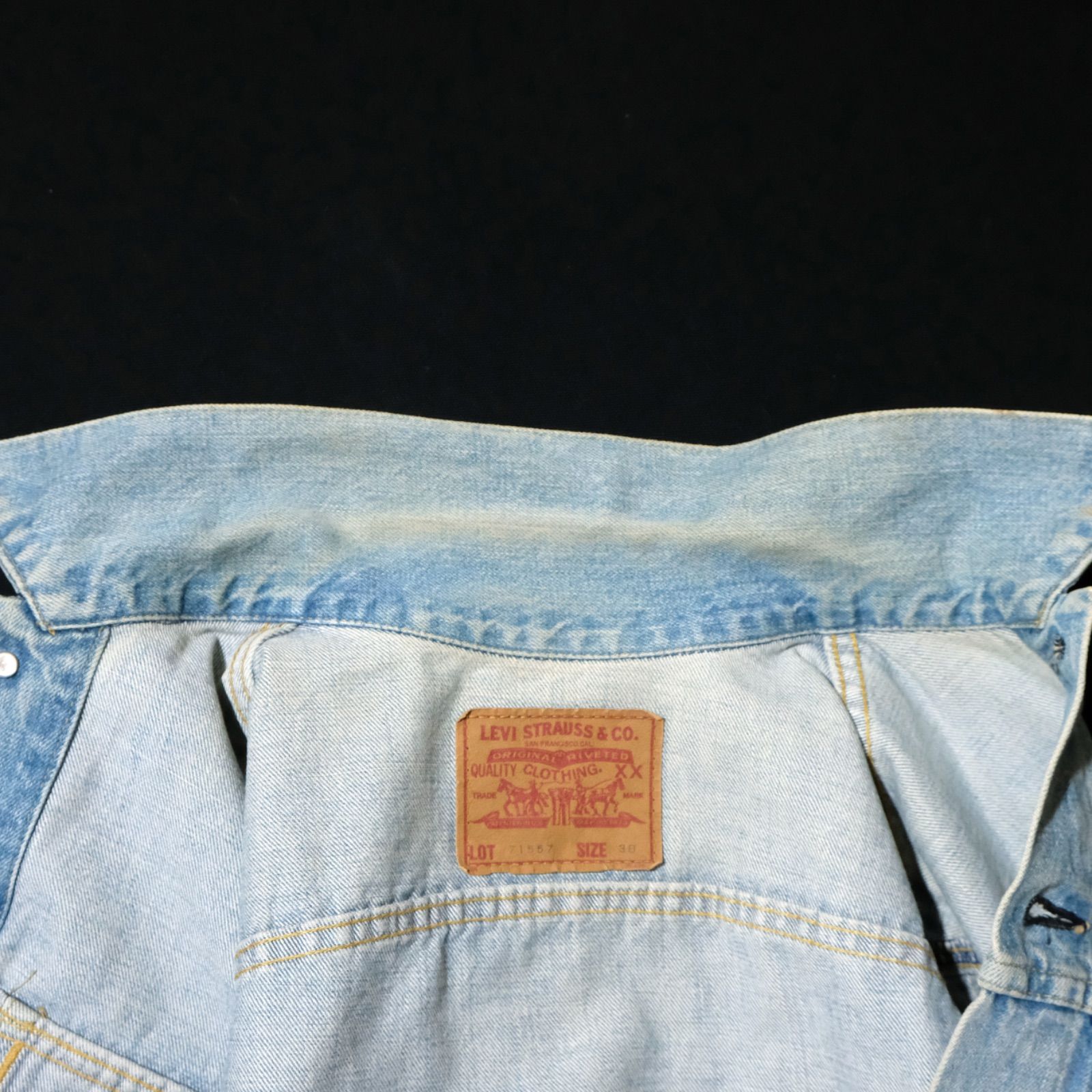 90's LEVI'S 71557-0214 3rdタイプ デニムジャケット 557XX 日本製復刻