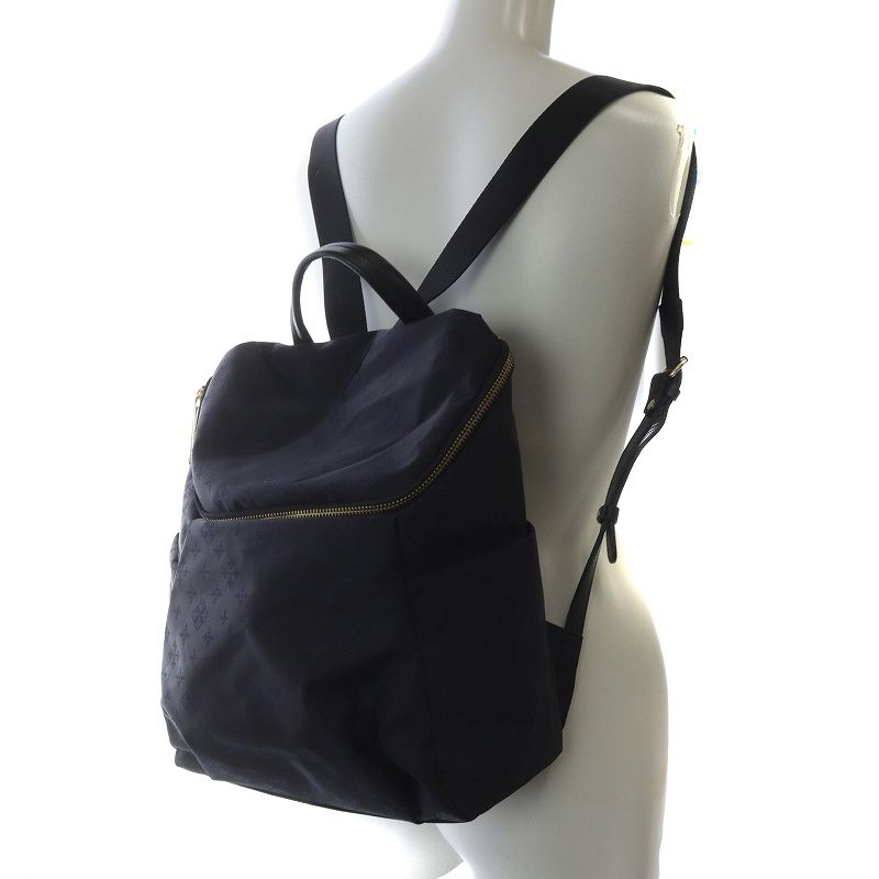 ラシット✖️コロンビアコラボリュック バックパック モノグラム ネイビー