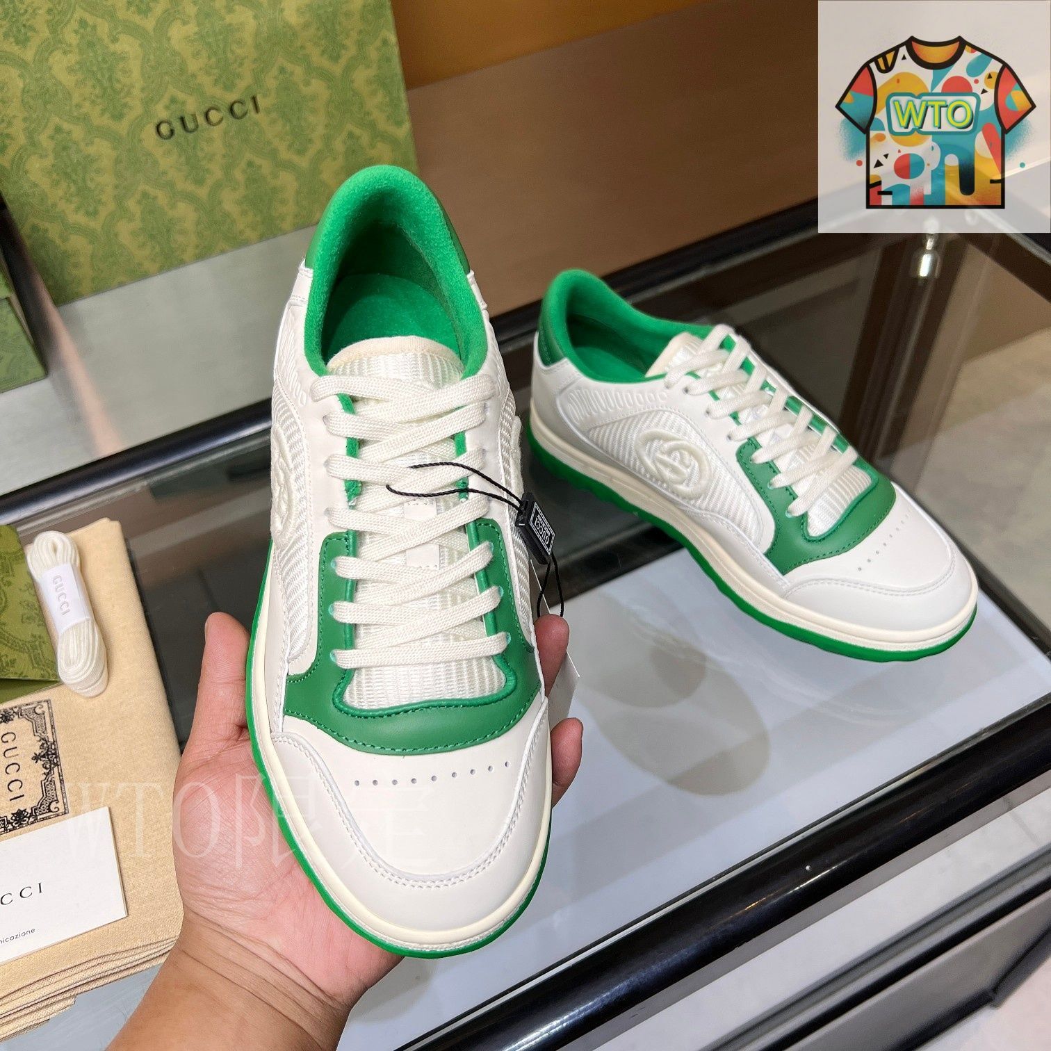 【完売必至】グッチ 足元に差がつく♪MAC80 メンズスニーカー GUCCI グッチ MAC80 スニーカー05-3 - メルカリ