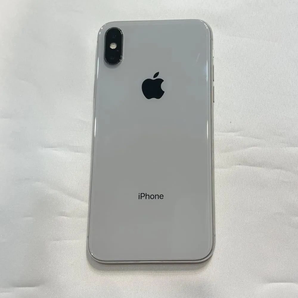 iPhone X シルバー 256GB au系列SIM限定 訳あり バッテリー99