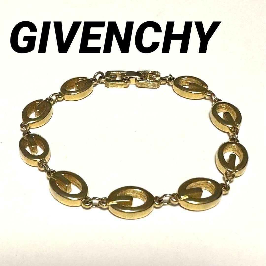 ジバンシィ ジバンシー GIVENCHY ブレスレット Gロゴ GP ゴールド