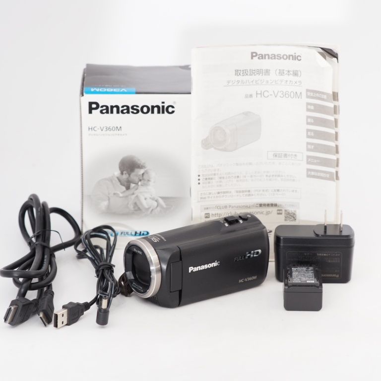 Panasonic パナソニック HDビデオカメラ V360M 16GB 高倍率90倍