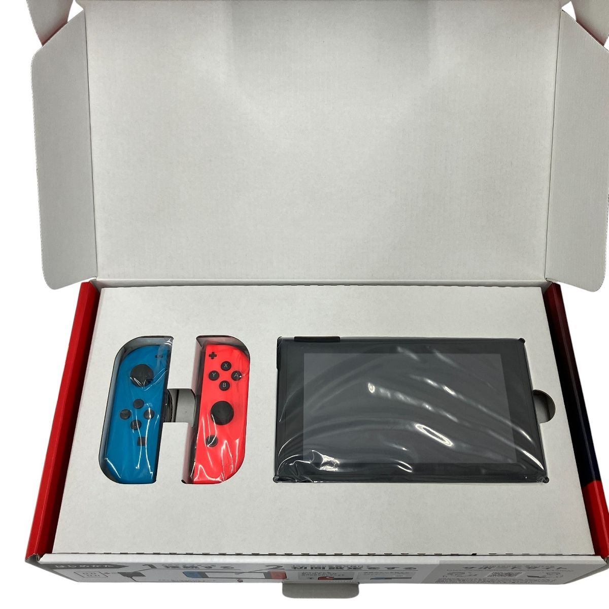 【新品未使用】 Nintendo Switch HAD-S-KABAH Nintendo HADSKABAA Switch with Neon Blue and Neon Red Joy