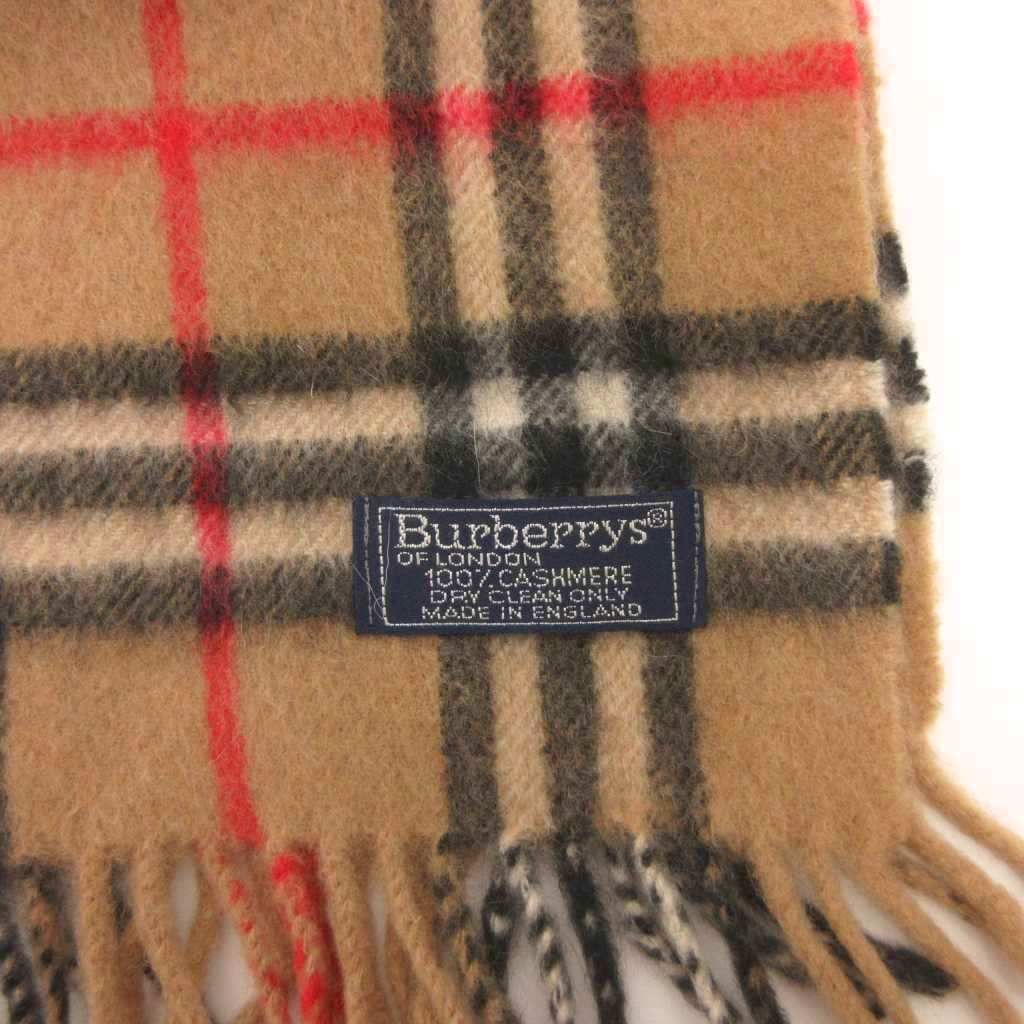 Burberrys バーバリーズ ノバチェック柄 ウール マフラー フリンジ BURBERRY - 未使用 BURBERRY バーバリー ウール100% ノバ