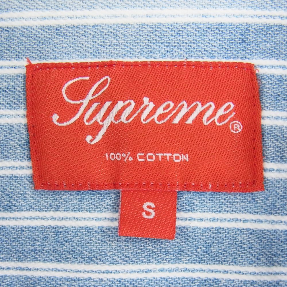 SUPREME 半袖デニムシャツ Supreme シュプリーム 21SS Embossed Denim S/S Shirt デニム