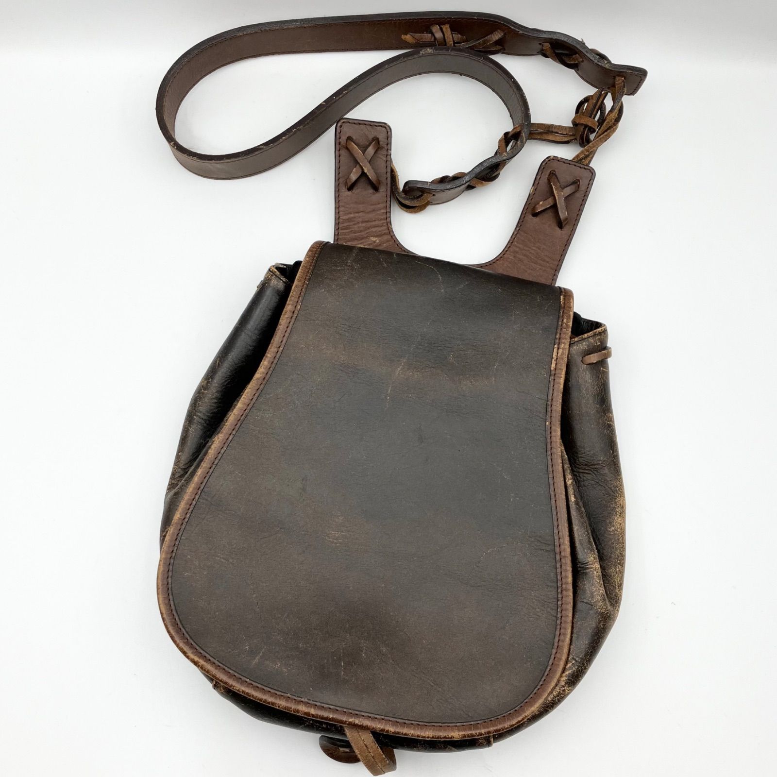 レザーバッグ ショルダーバッグ ノーブランド 本革 リアルレザー BAG 