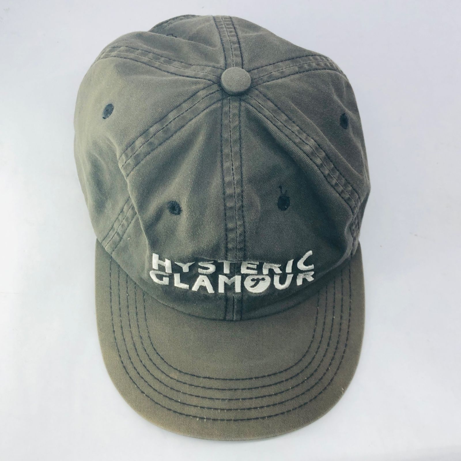 ○HYSTERIC GLAMOUR ベースボールキャップ コットン BLK メンズ