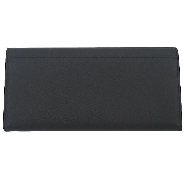 ポールスミス Paul Smith 長財布 ボタン開閉式 本革 ブラック M 1 A-4608 X-BMULTS