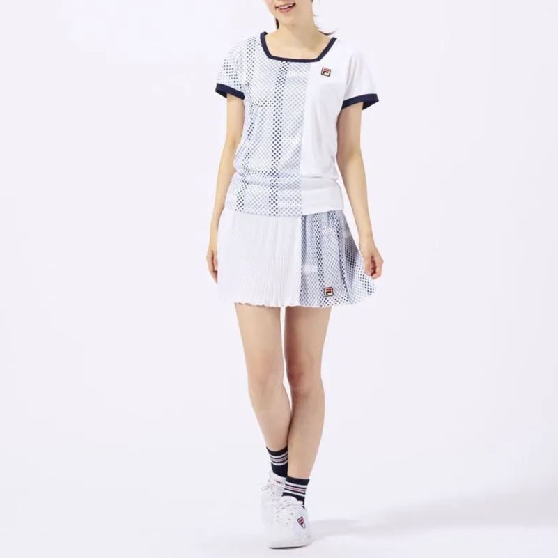 セットアップ 「FILA/フィラ」WEB限定 ワンポイント 筆記体刺繍 配色