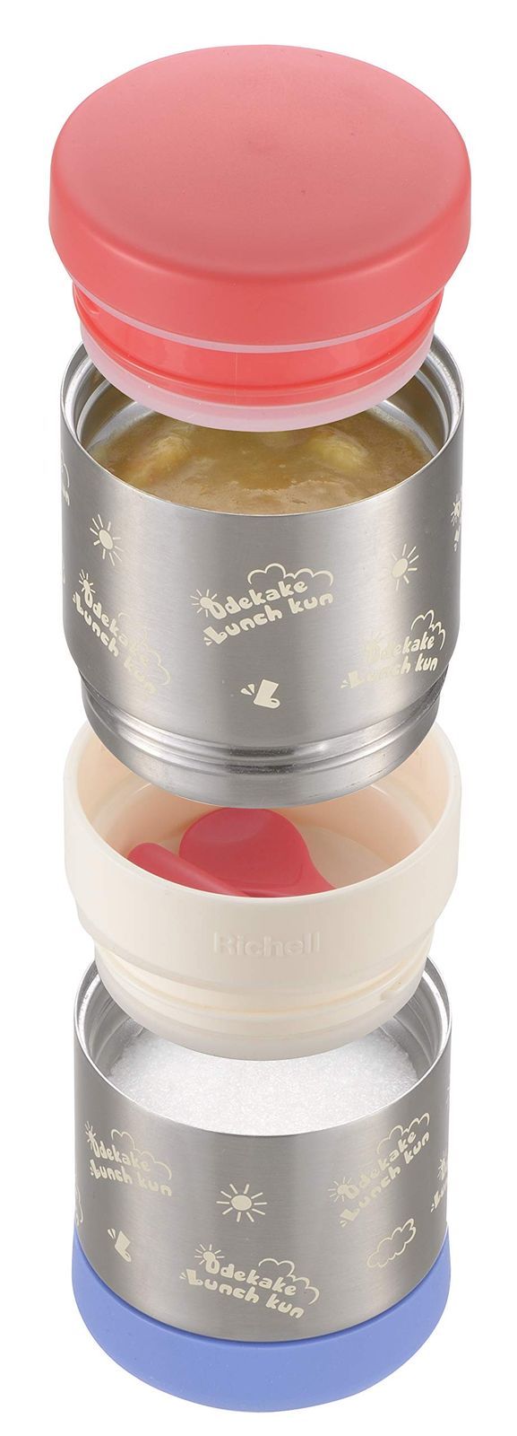 リッチェル おでかけランチくん 保冷も保温もできる赤ちゃんのお弁当箱 お弁当箱