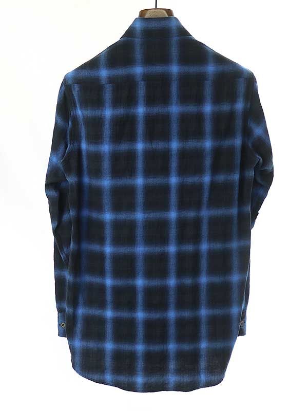 SAINT LAURENT PARIS サンローラン パリ 15AW オンブレチェックシャツ