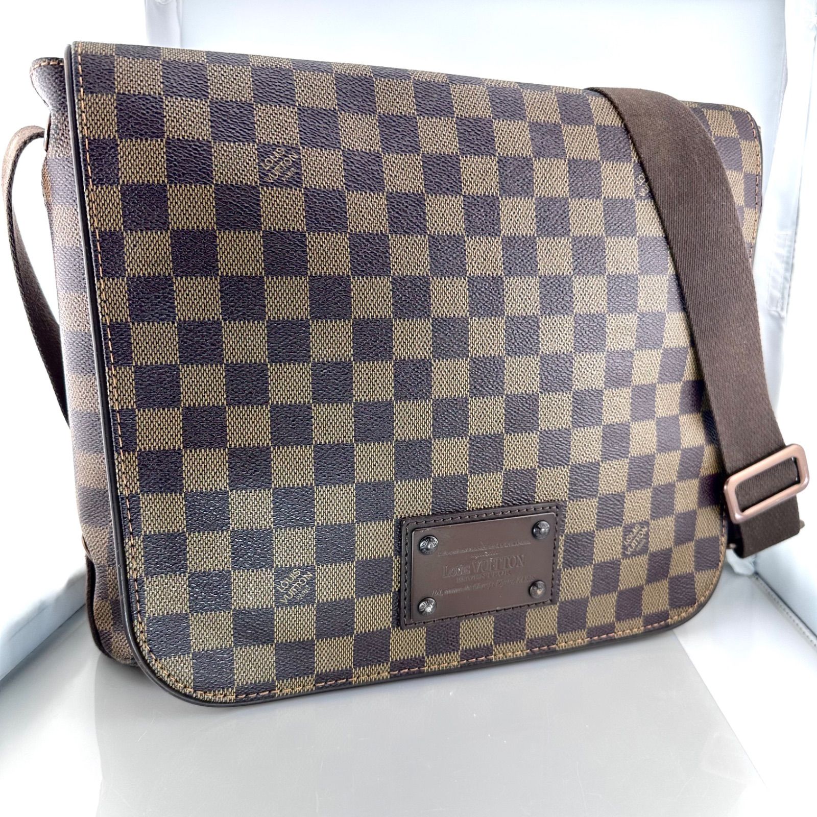 ルイ　ヴィトン　N51210 ブルックリン　ダミエ　正規品 LOUIS VUITTON ダミエ ブルックリン ショルダーバッグ N51210