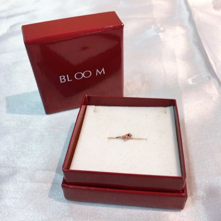 美品】 BLOOM ピンキー リング k10 pink gold diamond ring 5号 ...
